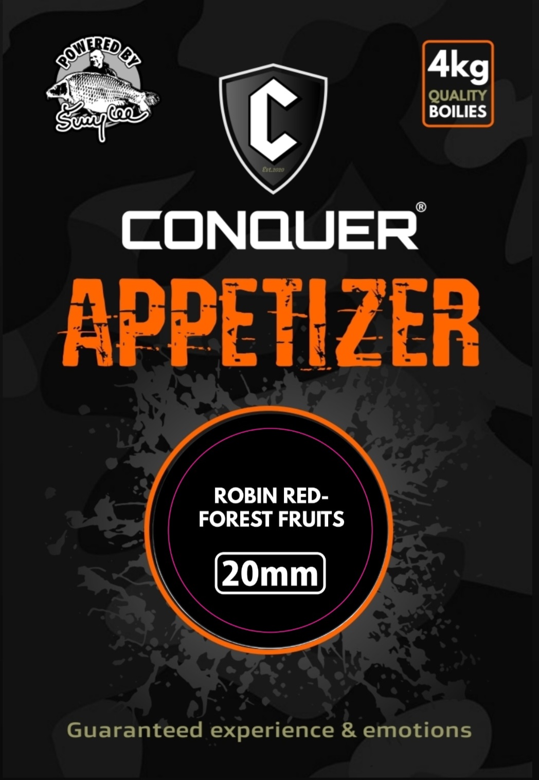 CONQUER APPETIZER ROBIN RED / FOREST FRUITS 24mm 4kg