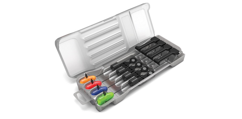 MICRO SWINGER 4 ROD SET /red,orange,green,blue/