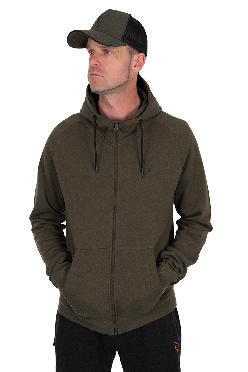 Fox Collection LW Hoody Green & Black L