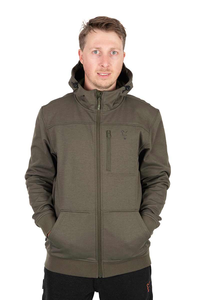 Fox Collection Soft Shell Jacket Green & Black L