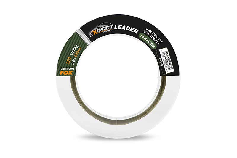 FOX Exocet Pro (Low vis green) Leader 60lb (27.3kg) 0.70mm x 80m