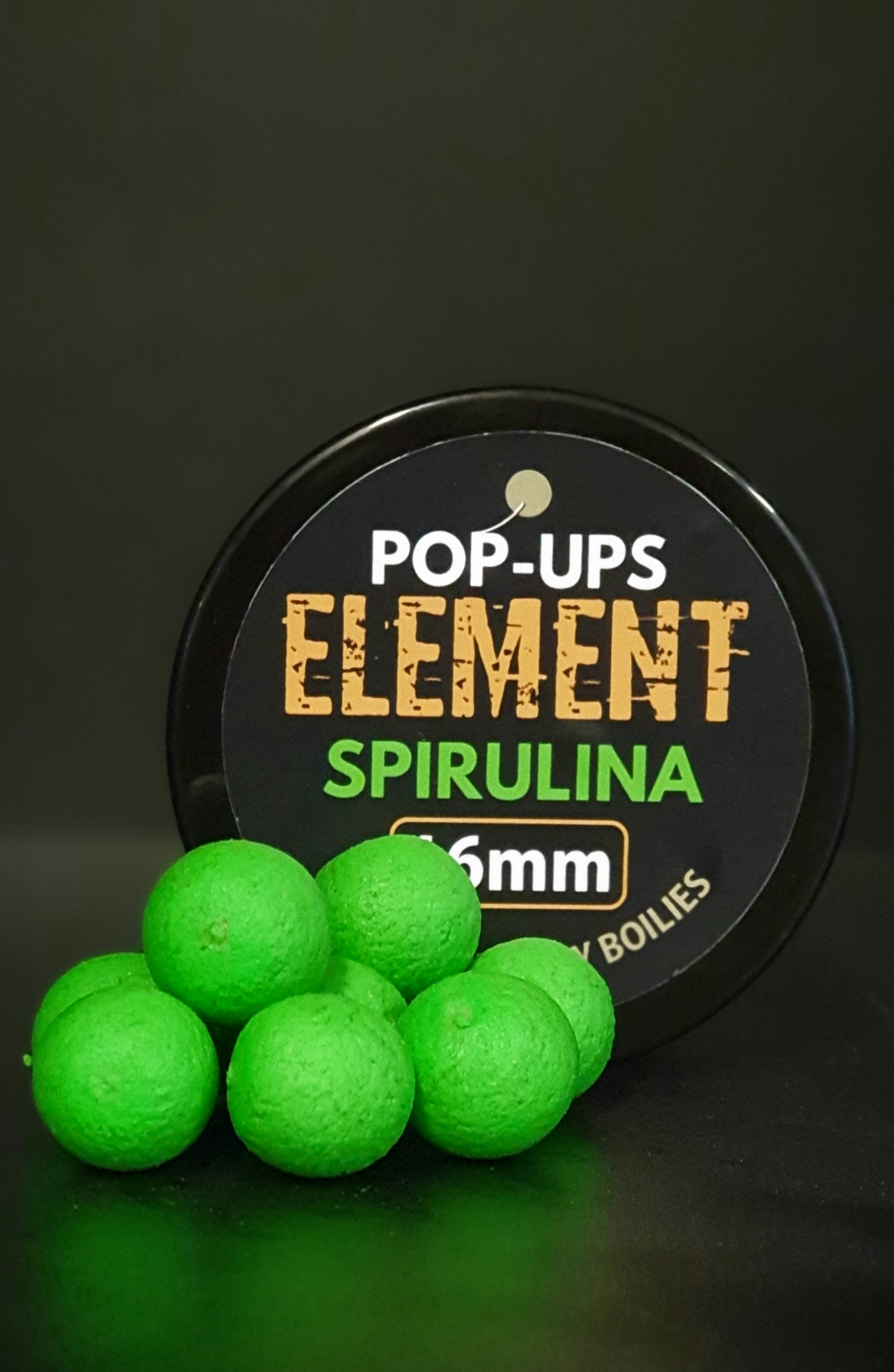 CONQUER ELEMENT POP UP 12mm 30g SPIRULINA