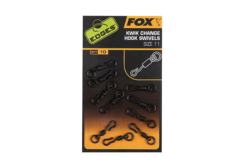 FOX Edges Kwik Change Hook Swivels Size 11 x10