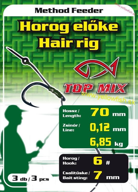 Feeder nádväzec- METHOD TOP MIX HÁČIK no4/10mm osteň