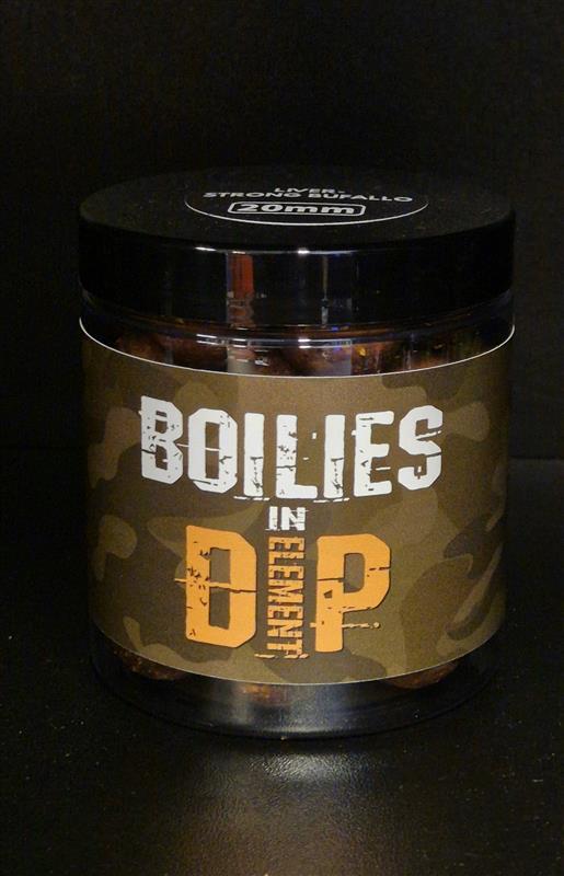 CONQUER ELEMENT BOILIES IN DIP 20mm /LIVER-STRONG BUFALLO 250ml