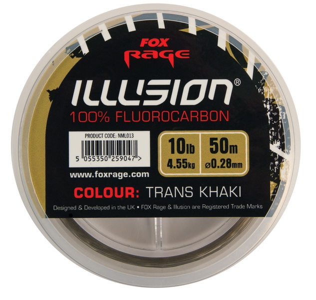 ILLUSION SOFT FLUOROCARBON TRAN KHAKI 0,25mm 3,66kg/8lb 50m