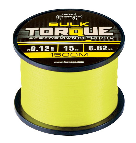 TORQUE BRAID YELLOW 1500m 0,14mm 18lb