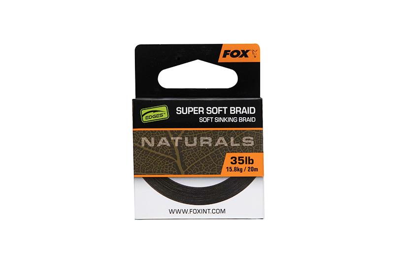 FOX Naturals Soft Braid hooklength 20m 35lb