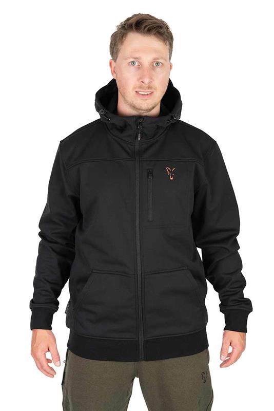 Fox Collection Soft Shell Jacket Black & Orange L