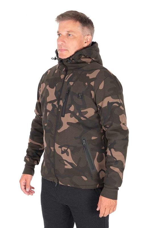 Camo Full Zip Prem Sherpa 310 Hoodie L