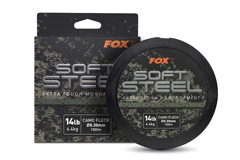 FOX Soft Steel Fleck Camo Mono 14lb (6.4kg) 0.30mm x 1000m