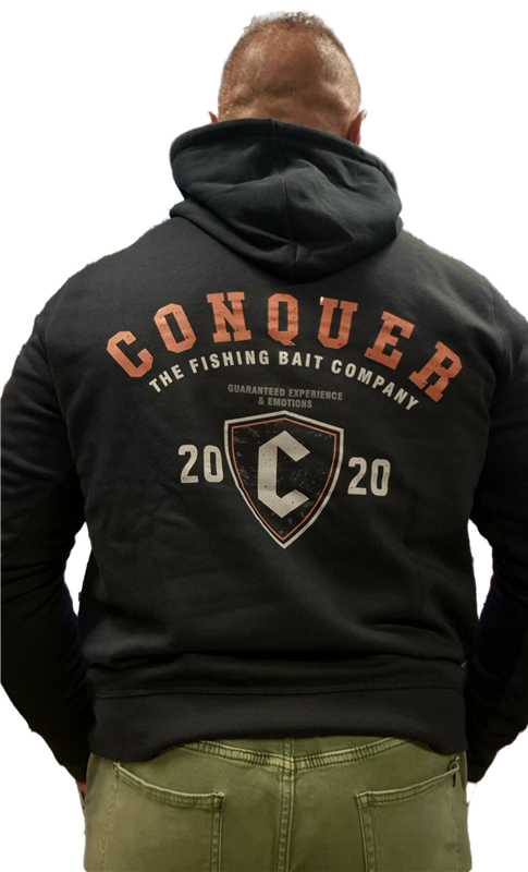 CONQUER MIKINA BACK čierna XXXL