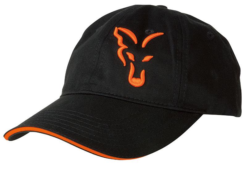 FOX Black/Orange Baseball Cap